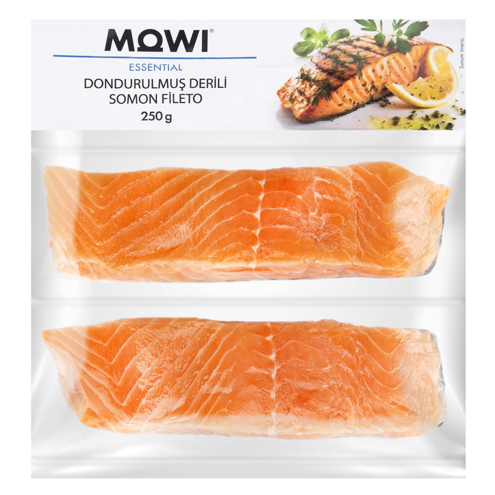 Mowi Dondurulmuş Derili Somon Fileto 250 G - Görsel 1