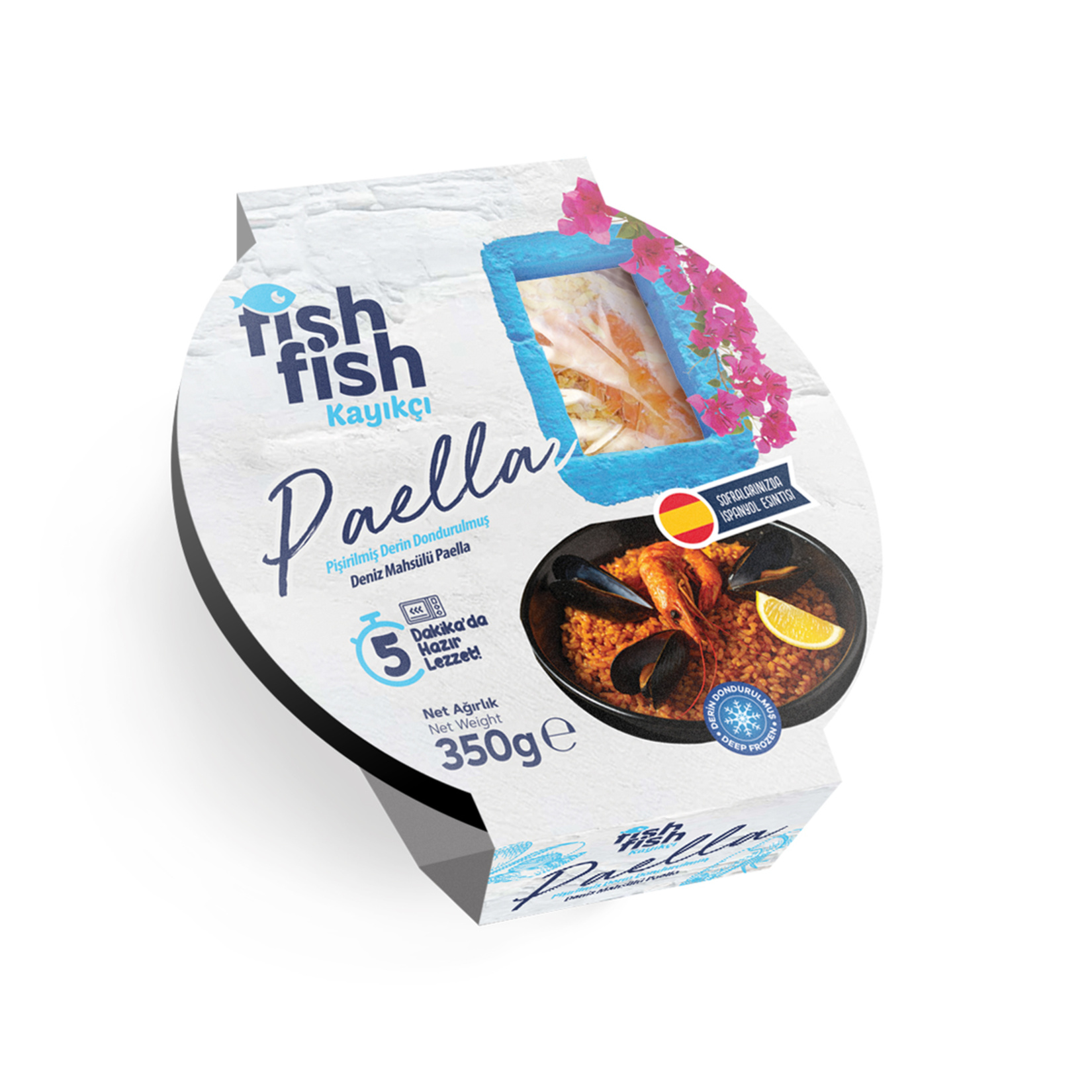Fish Fish Kayıkçı Deniz Mahsüllü Paella 350 G