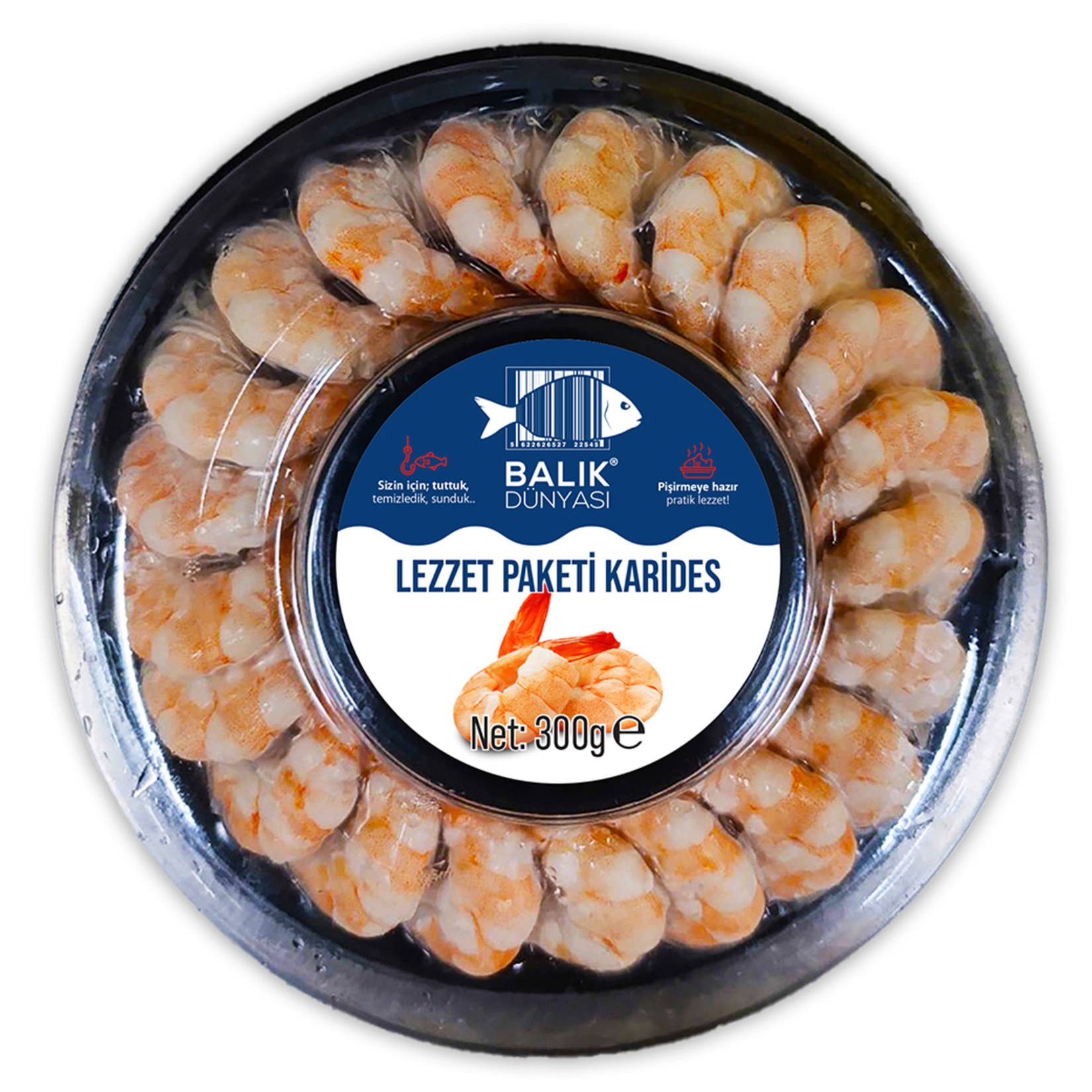 Balık Dünyası Lezzet Paketi Karides 300 G