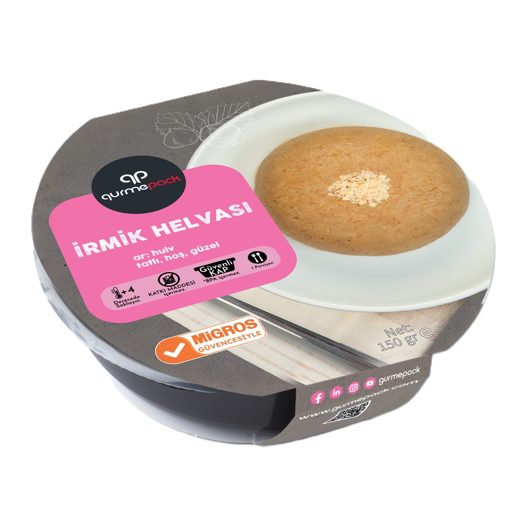 Gurmepack İrmik Helvası 150 G