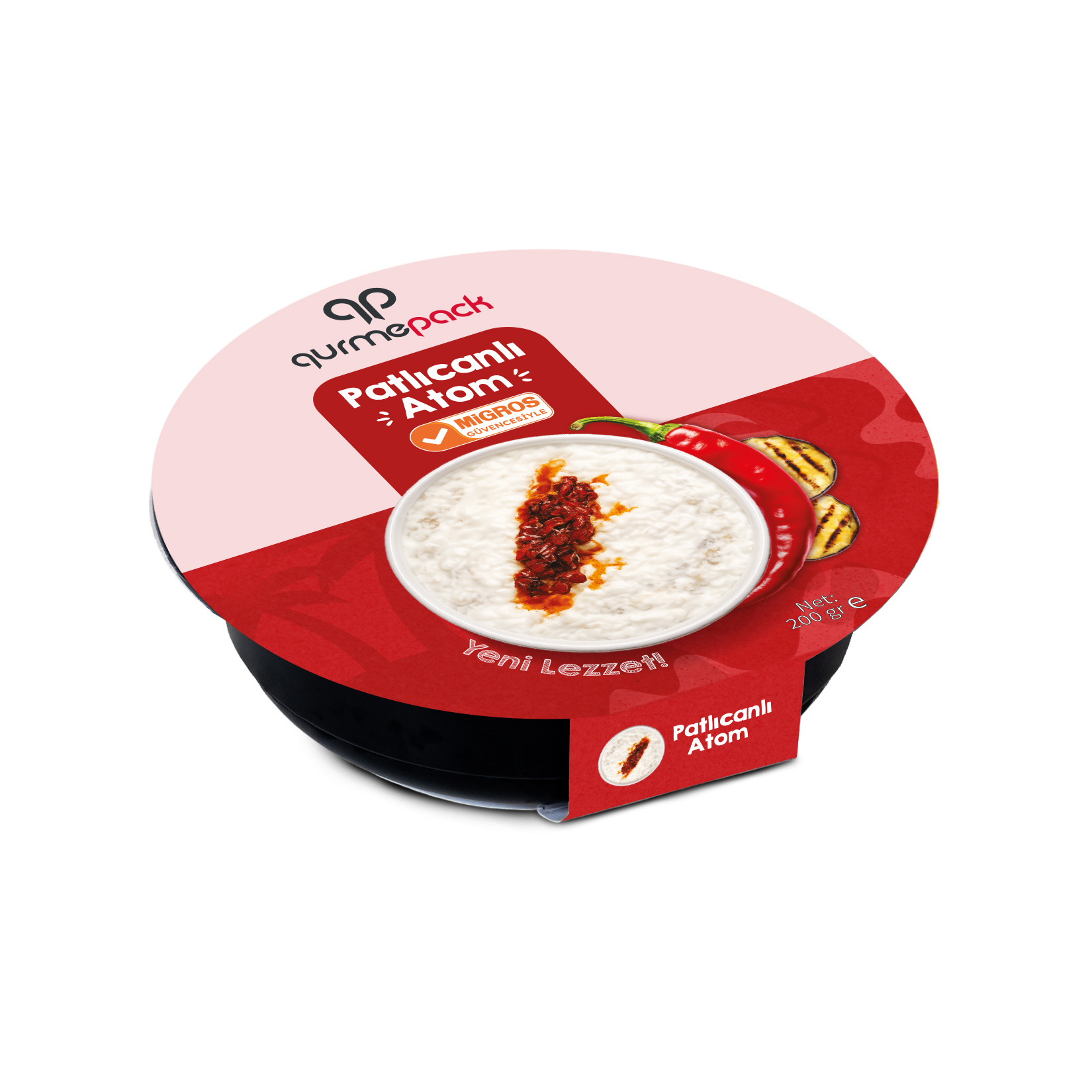 Gurmepack Patlıcanlı Atom 200 G