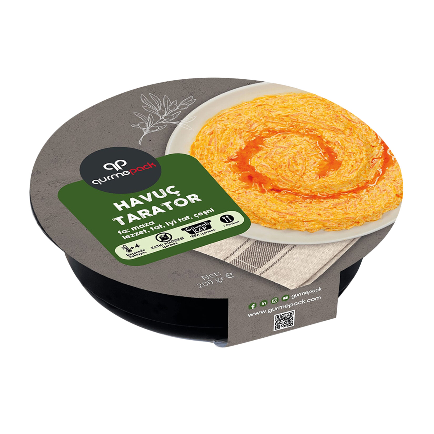 Gurmepack Patlıcanlı Atom 200 G