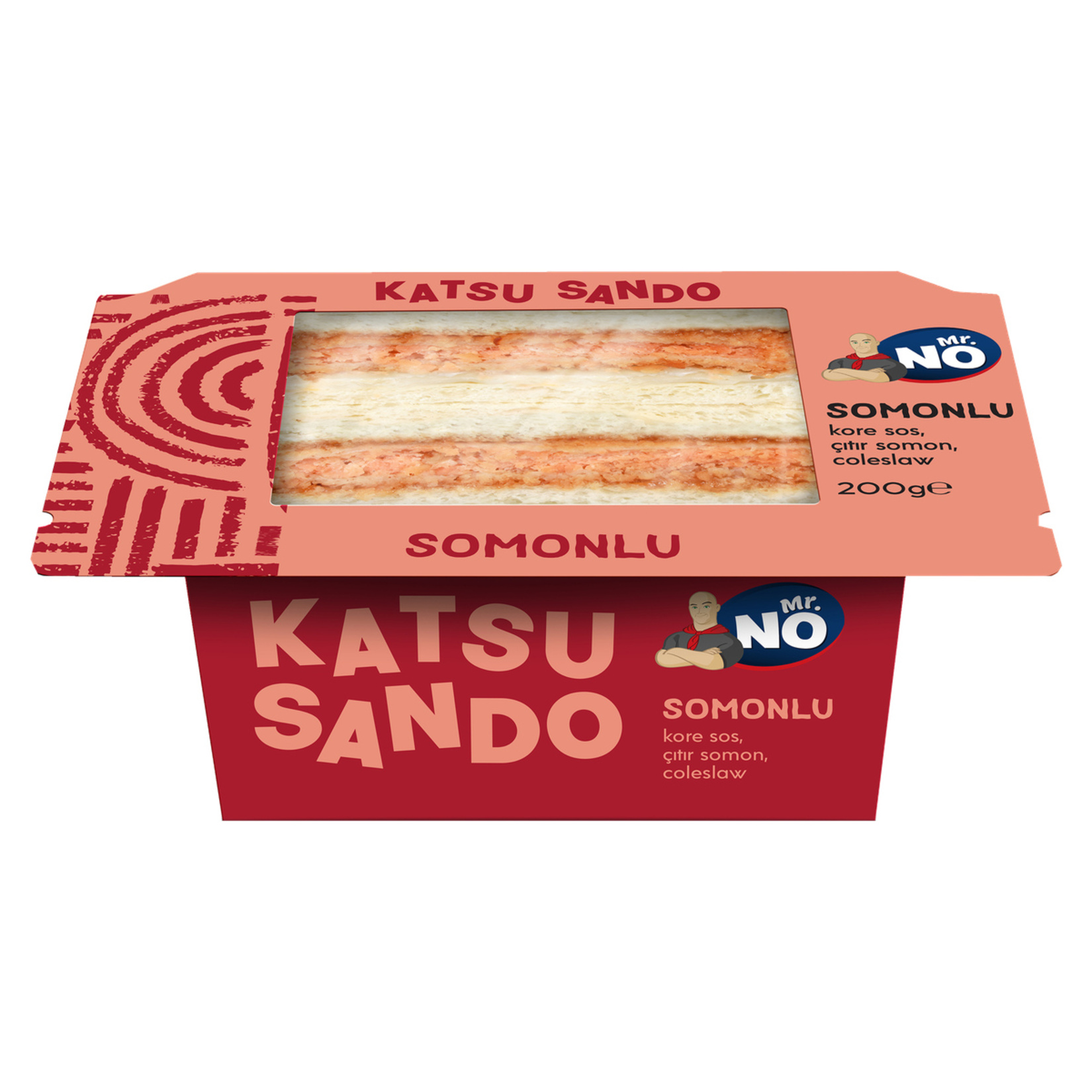 Mr.No Somonlu Katsu Sandviç 200 G