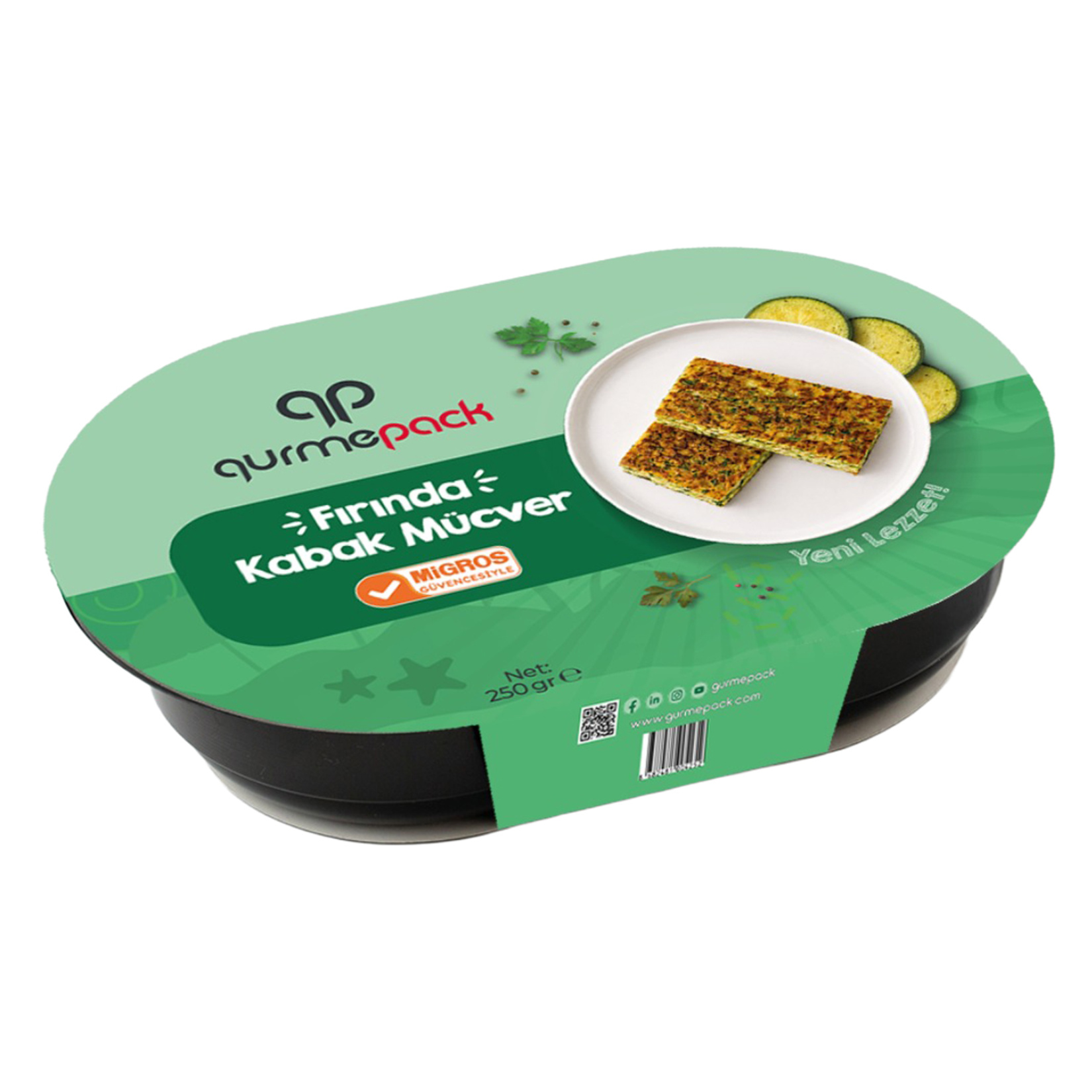 Gurmepack Fırında Kabak Mücver 250 G
