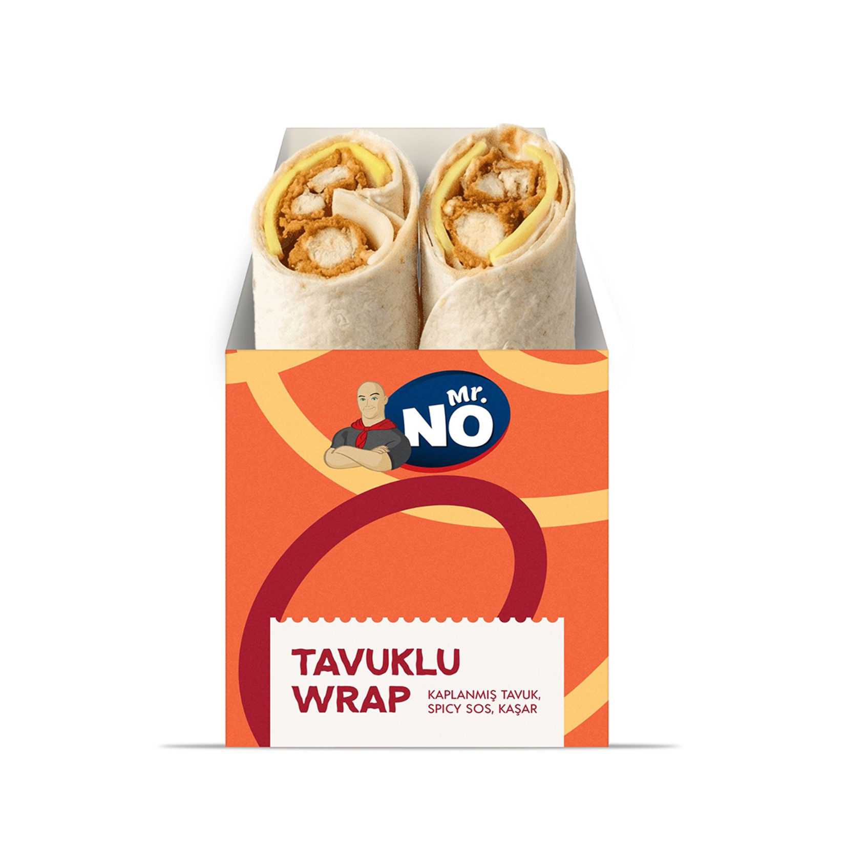 Mr.No Tavuk Wrap 240 G - Görsel 1
