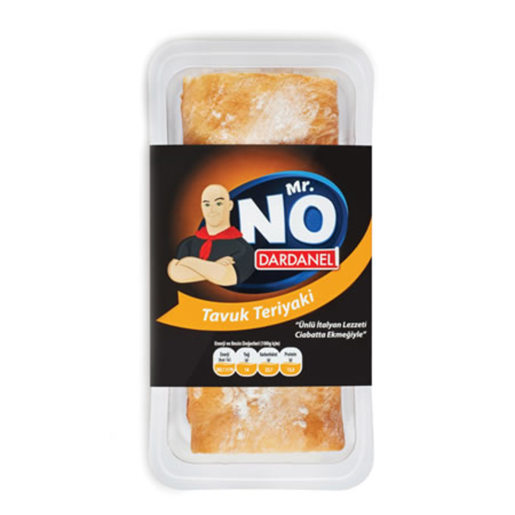 Mr. No Teriyaki Tavuk Ciabatta Sandviç 200 G