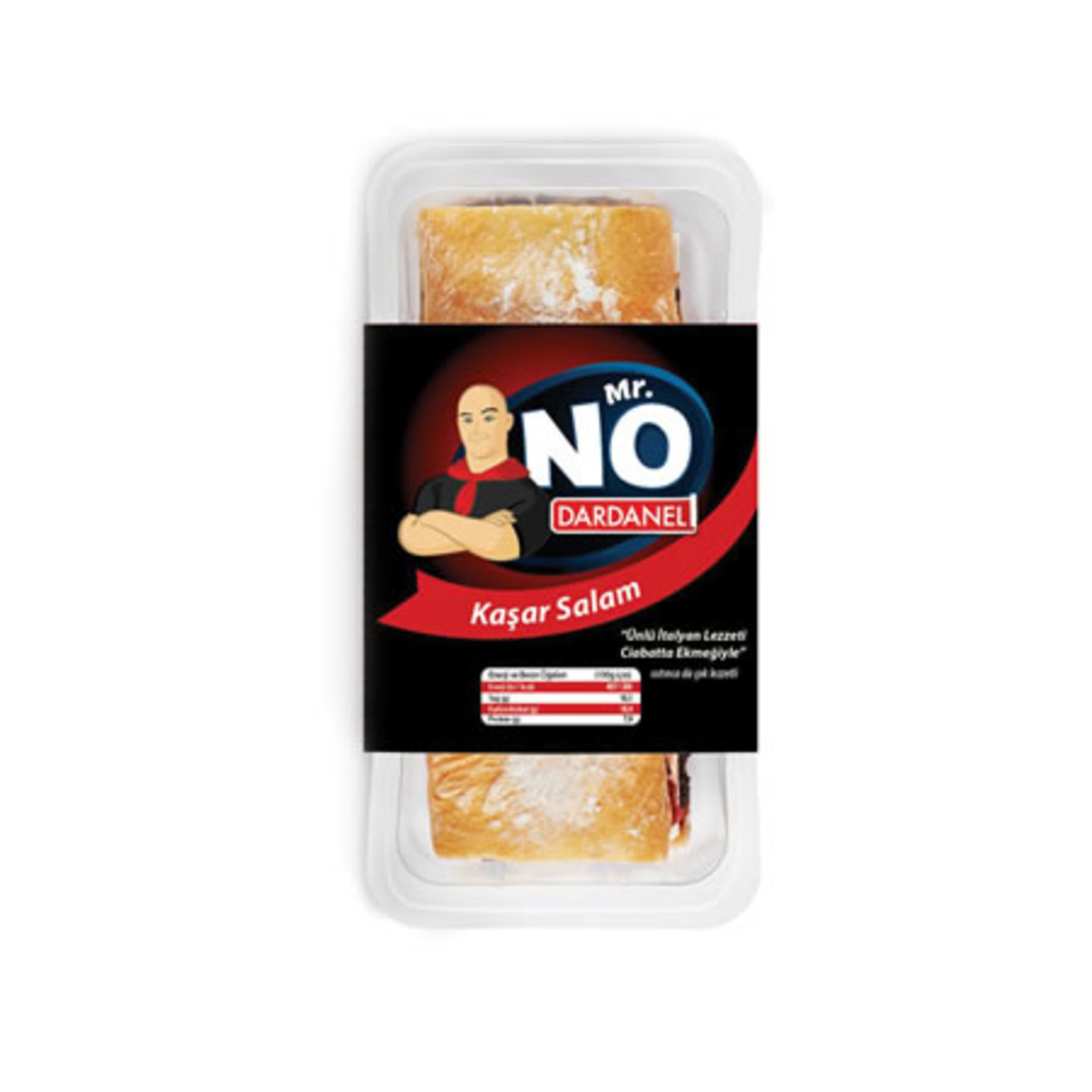 Mr. No Ciabatta Kaşar Salam Sandviç 140 G