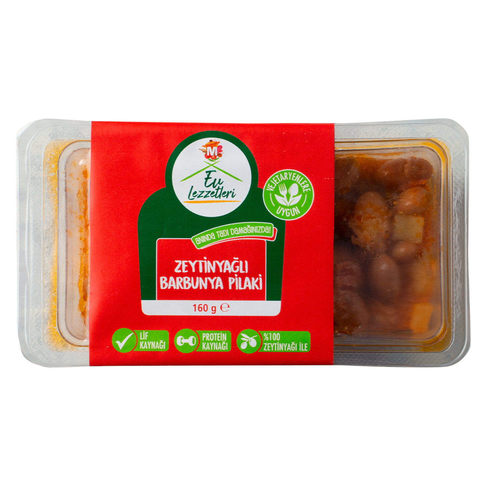 Migros Ev Lezzetleri Zeytinyağlı Barbunya Pilaki 160 G - Görsel 1