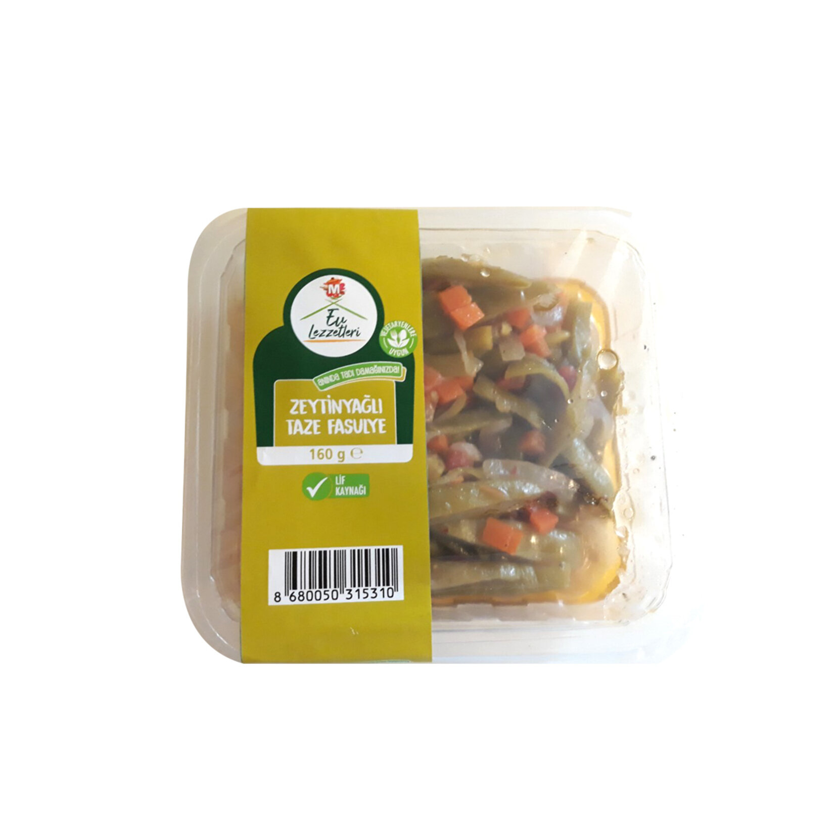 Migros Ev Lezzetleri Zeytinyağlı Taze Fasulye 160 G - Görsel 1