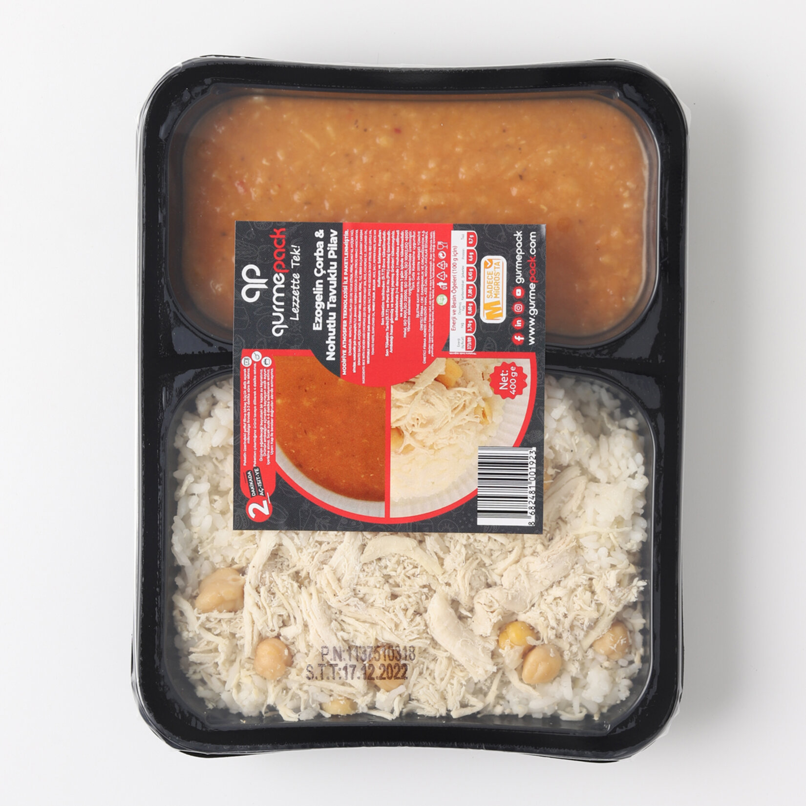 Gurme Pack Ezogelin Çorbası & Nohutlu Tavuklu Pilav 400G - Görsel 1