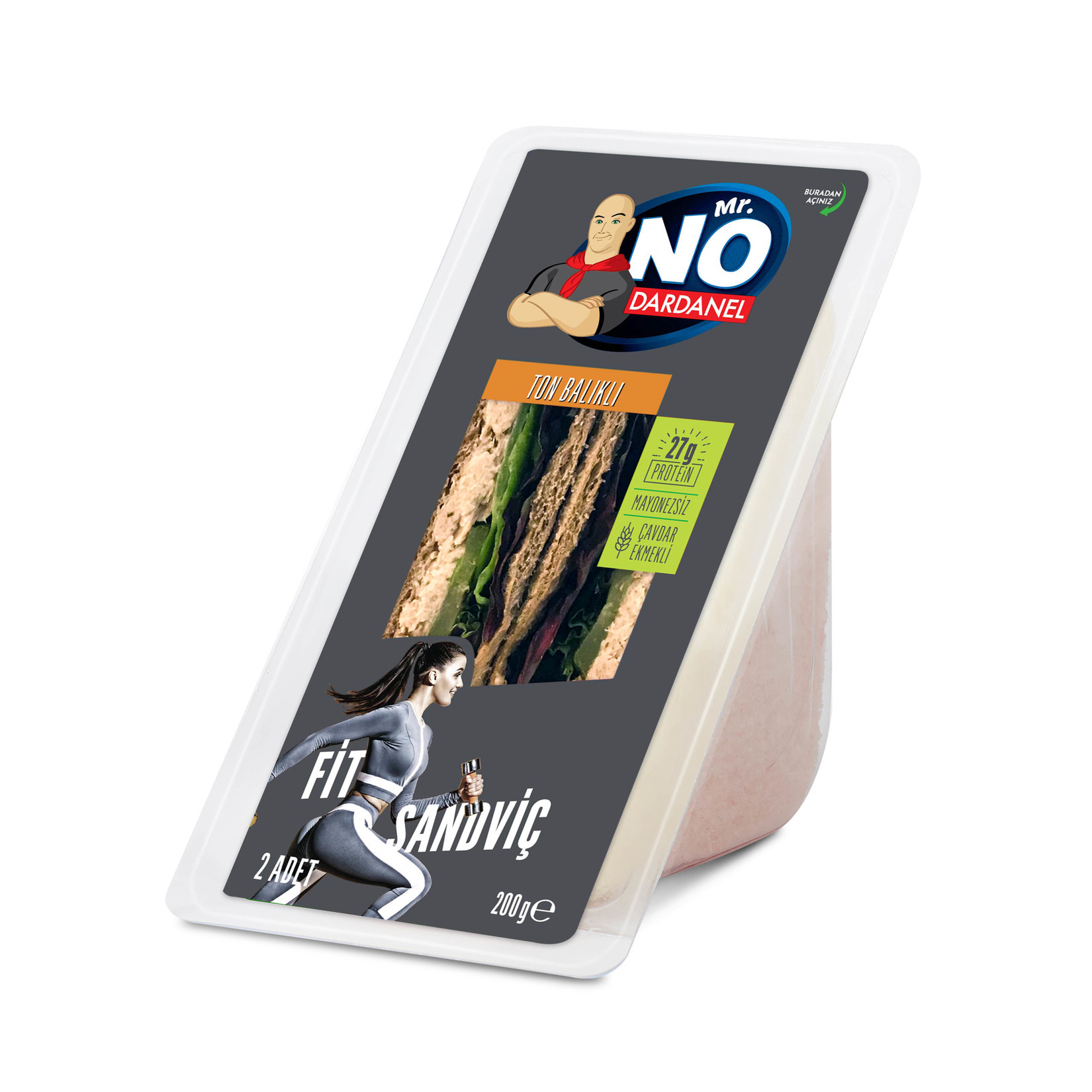 Mr. No Ton Balıklı Fit Sandviç 200 G