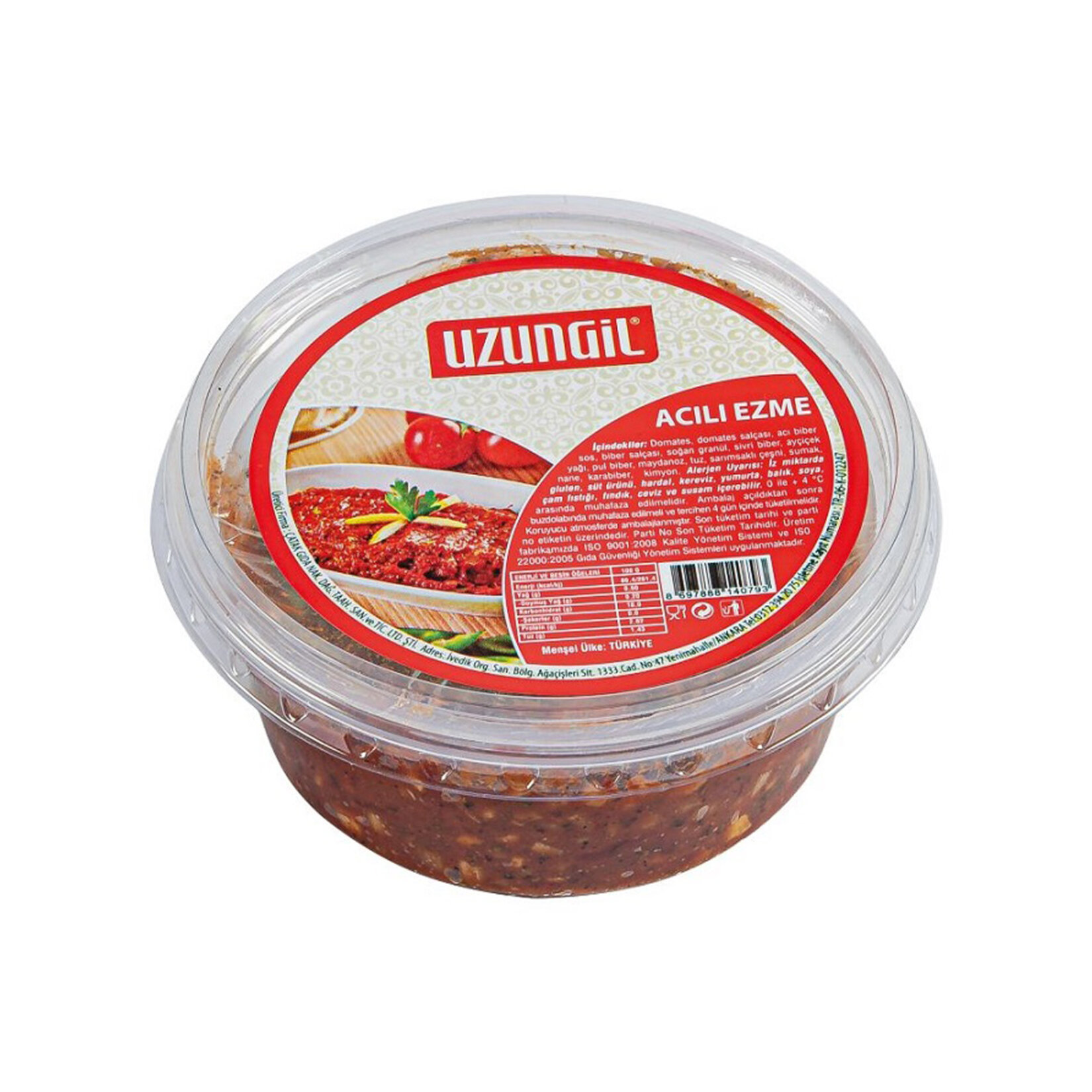 Uzungil Acılı Ezme 200 G