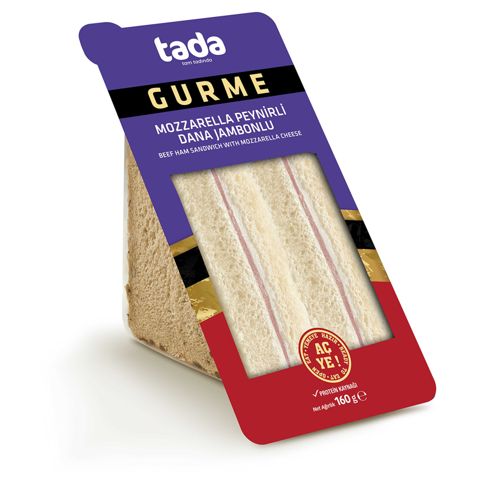Tada Mozarella Dana Jambonlu Gurme Sandviç 160 Gr