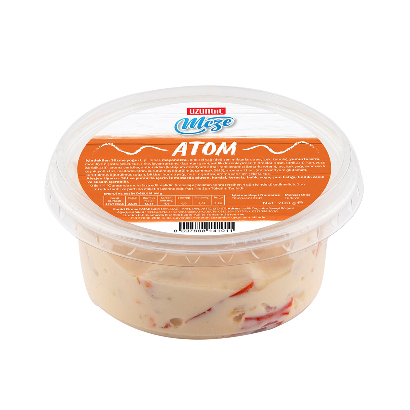 Uzungil Atom Meze 200 G