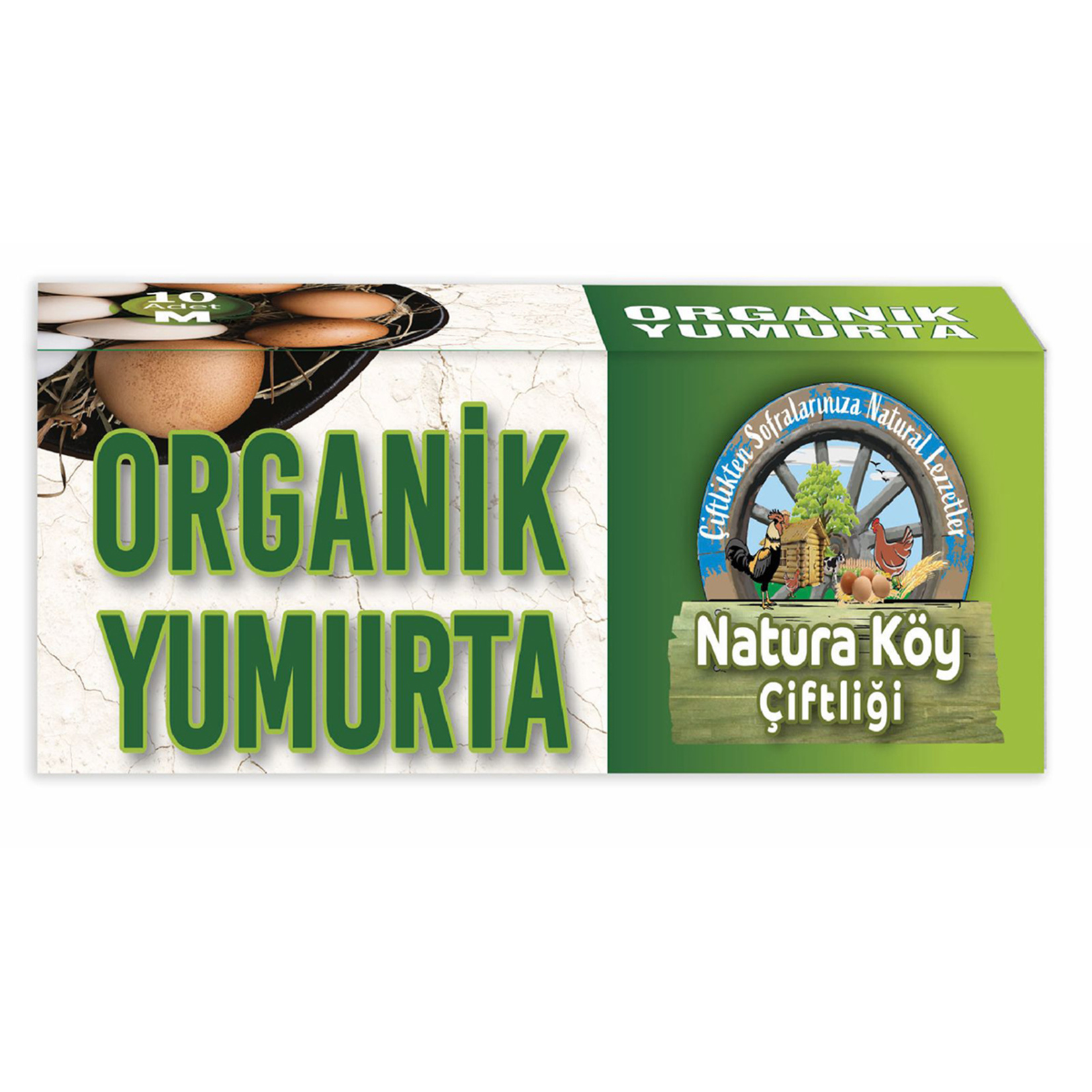 Naturaköy Organik M Orta Boy 10'lu Yumurta (53-62 G)