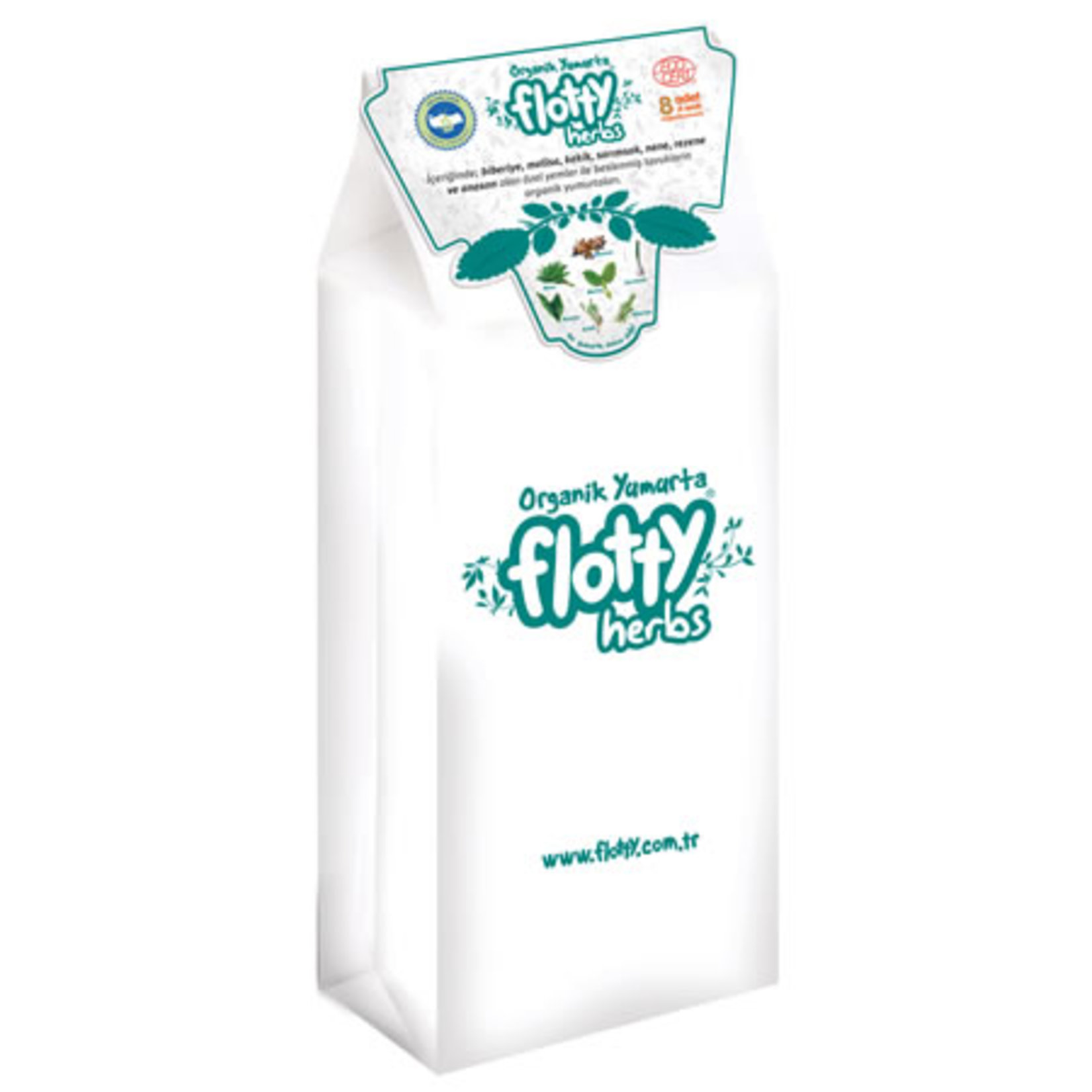 Flotty Herbs Organik Yumurta 8'li (53 - 62 G)