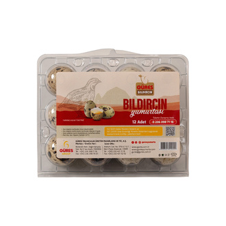 Güres Bıldırcın Yumurta 12'li