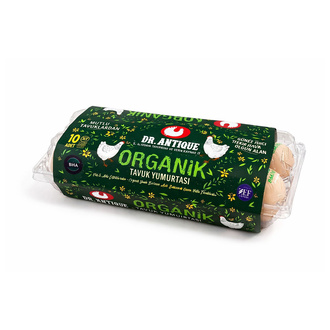 Dr.Antique Organik Tavuk Yumurtası M Boy 10'lu (53-63 G)