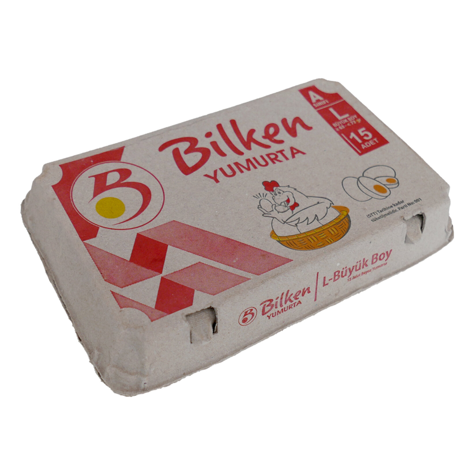 Bilken 15'li L Boy Yumurta (63-73 G)