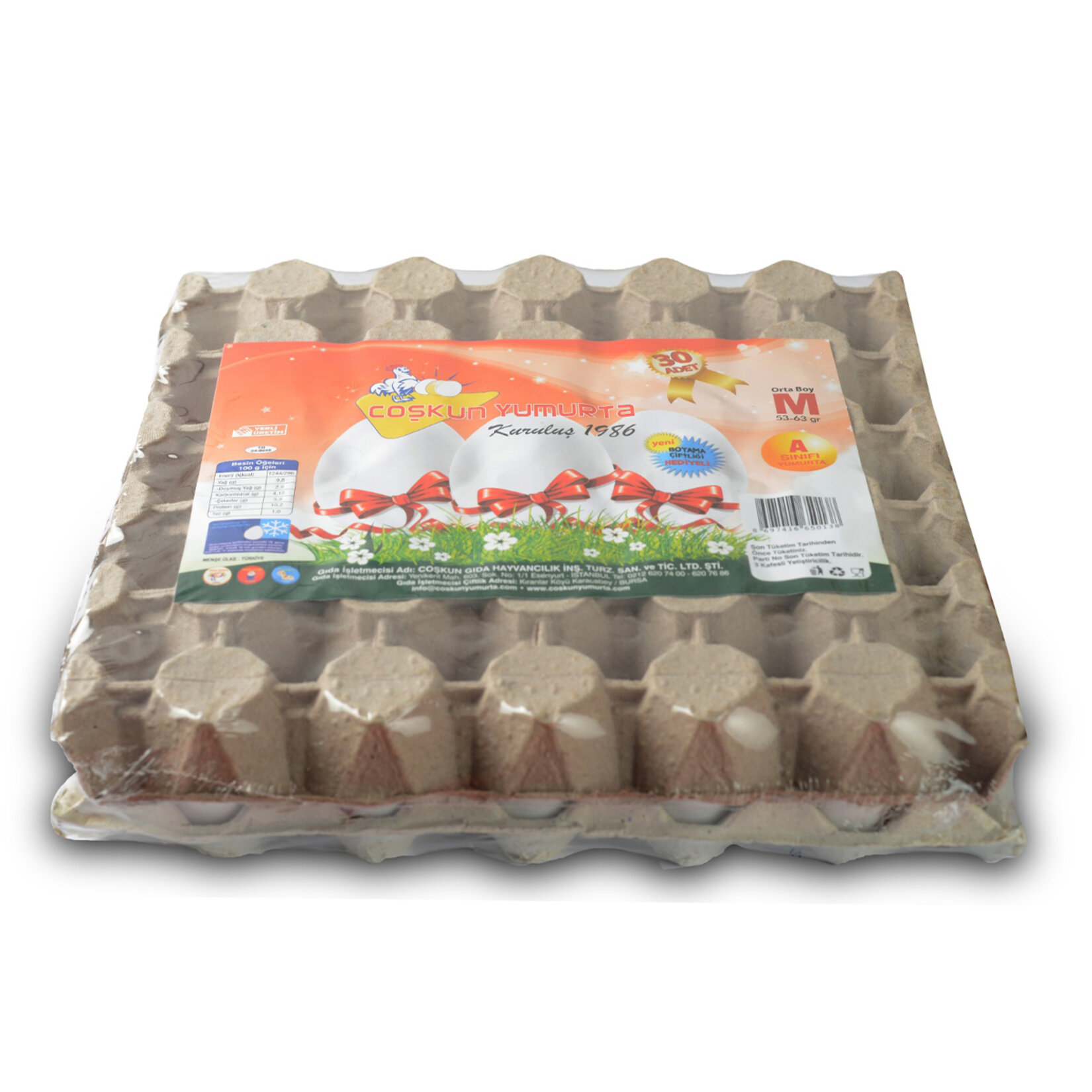 Coşkun 30'lu M Boy Yumurta 53-62 G