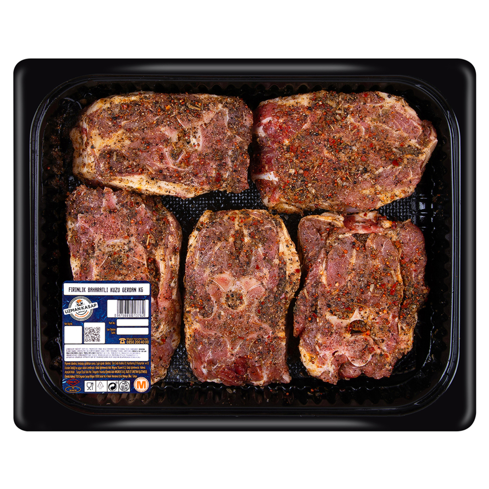 Fırınlık Baharatlı Kuzu Gerdan Kg