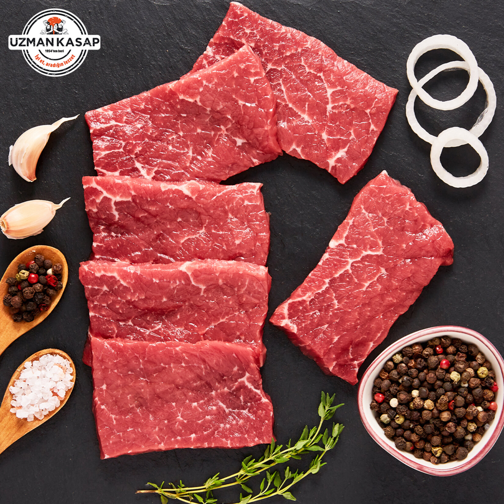 Dana Külbastı Kg (İnce Dilimlenmiş But Eti)