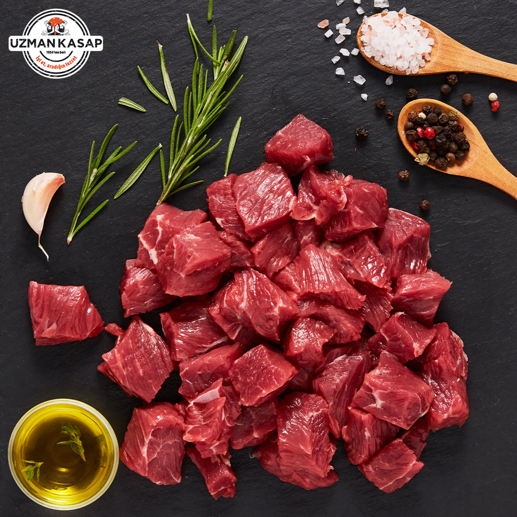 Dana But Tas Kebaplık Et Yöresel Kg - Görsel 1