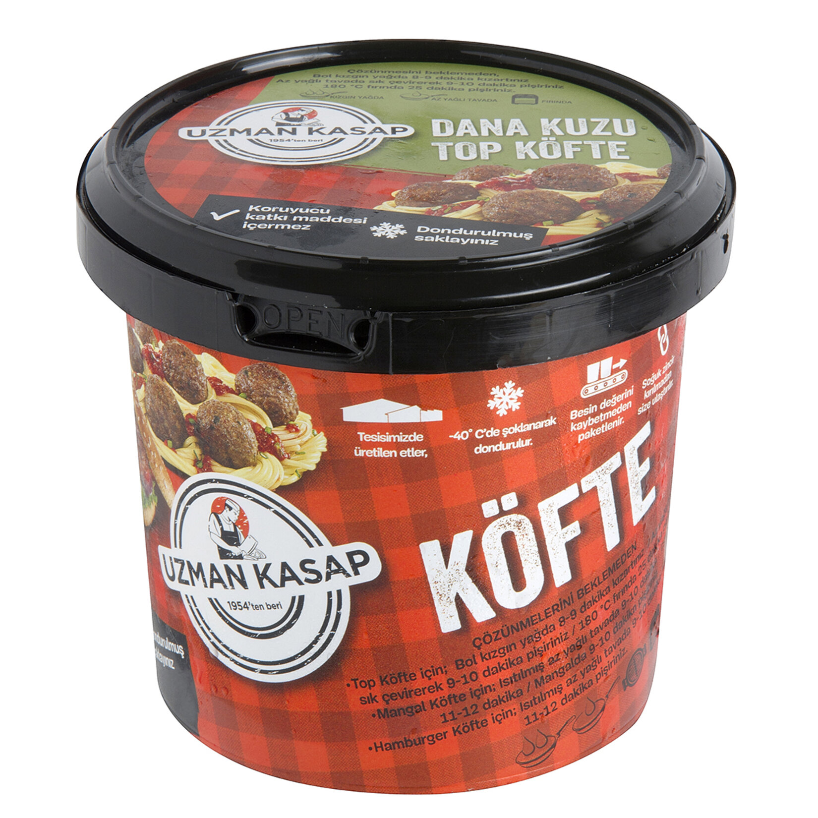 Uzman Kasap Top Köfte 480 G (Donuk)