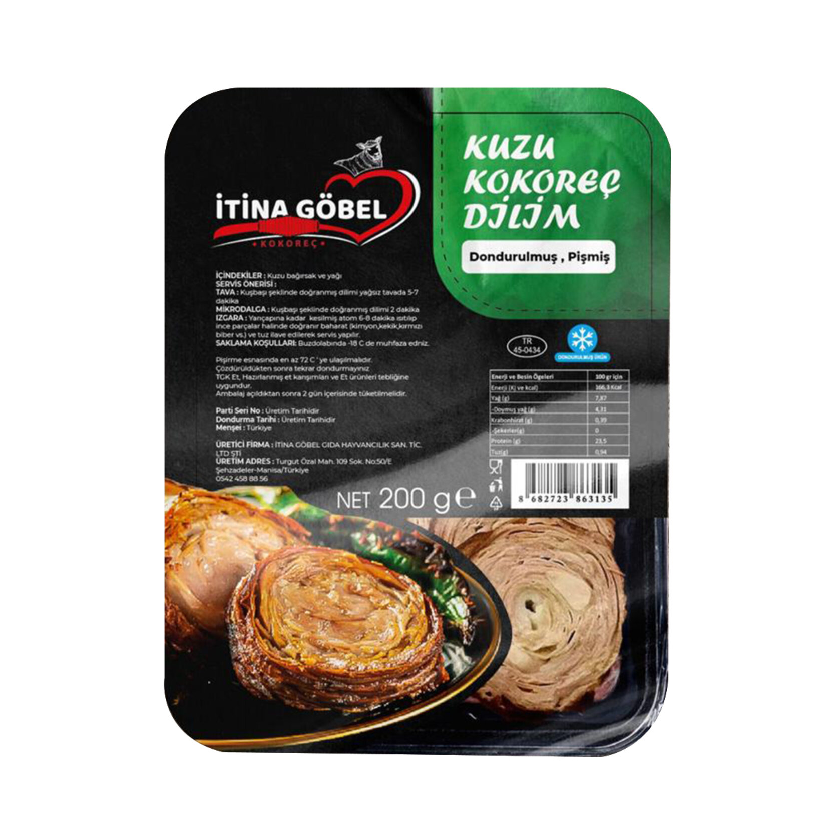 İtina Göbel Kuzu Kokoreç Dilim 200 G - Görsel 2