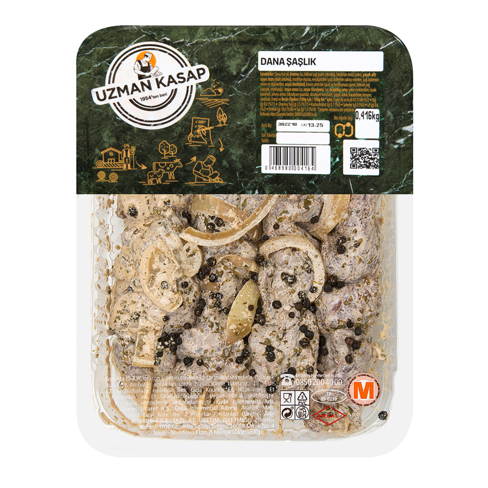 Uzman Kasap Dana Şaşlık Kg