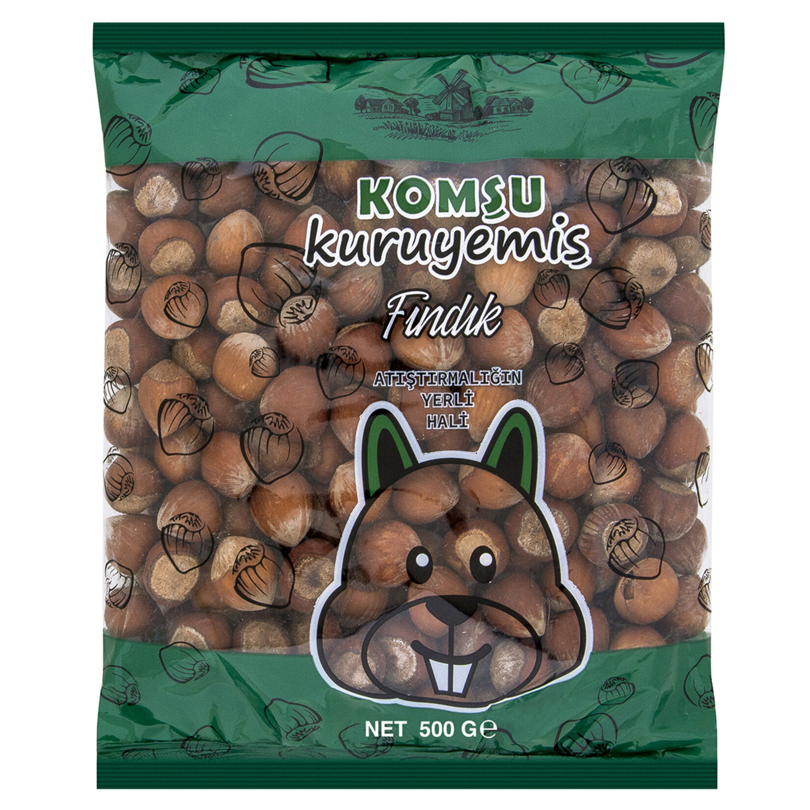 Komşu Kabuklu Fındık 500 G