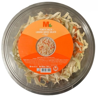 Migros Yemeye Hazır Lahana Havuç Kap Salata 200 G