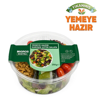 Migros Ekstra Yemeye Hazır Karışık Çıtır Salata 250 g