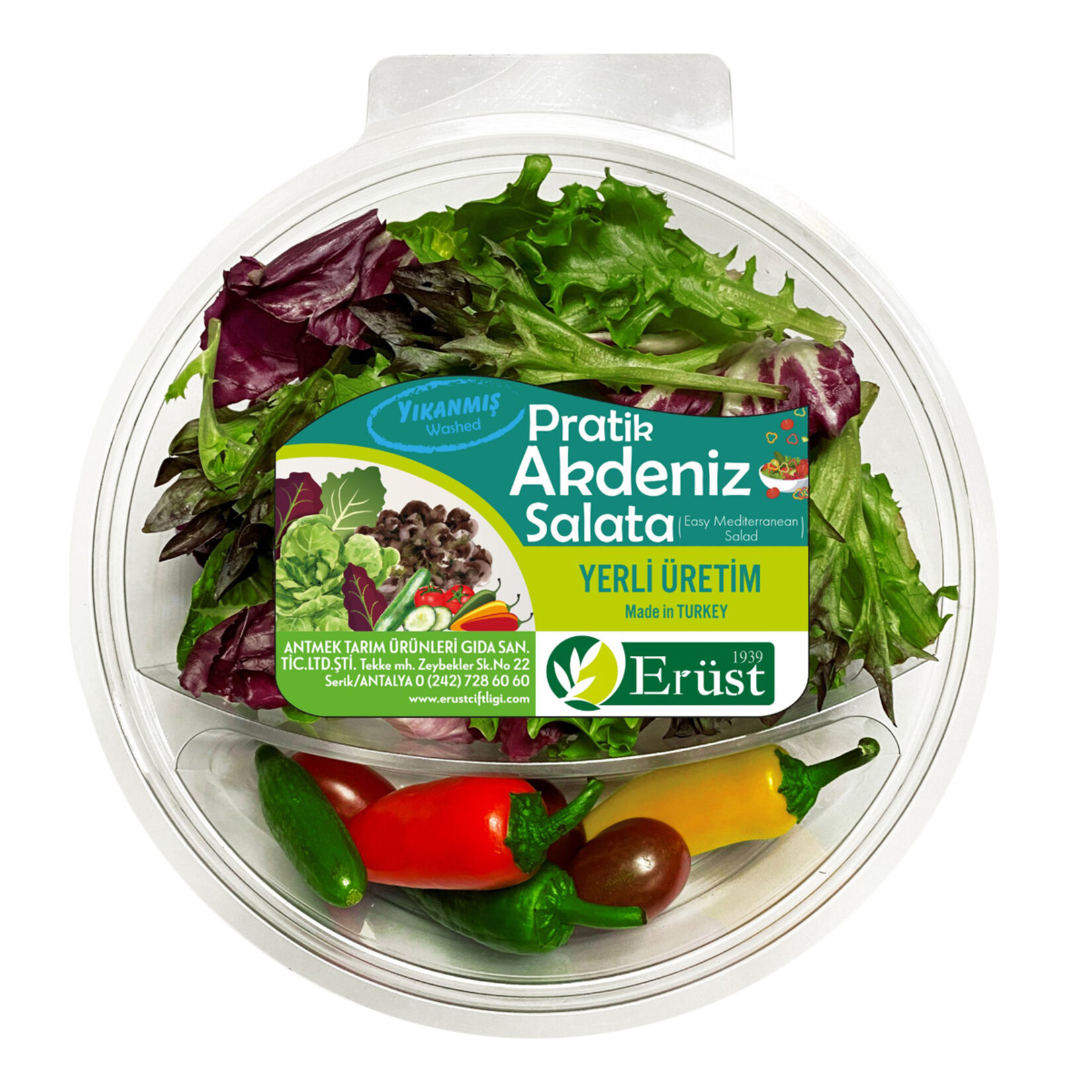 Erüst Pratik Akdeniz Salata 150G Paket