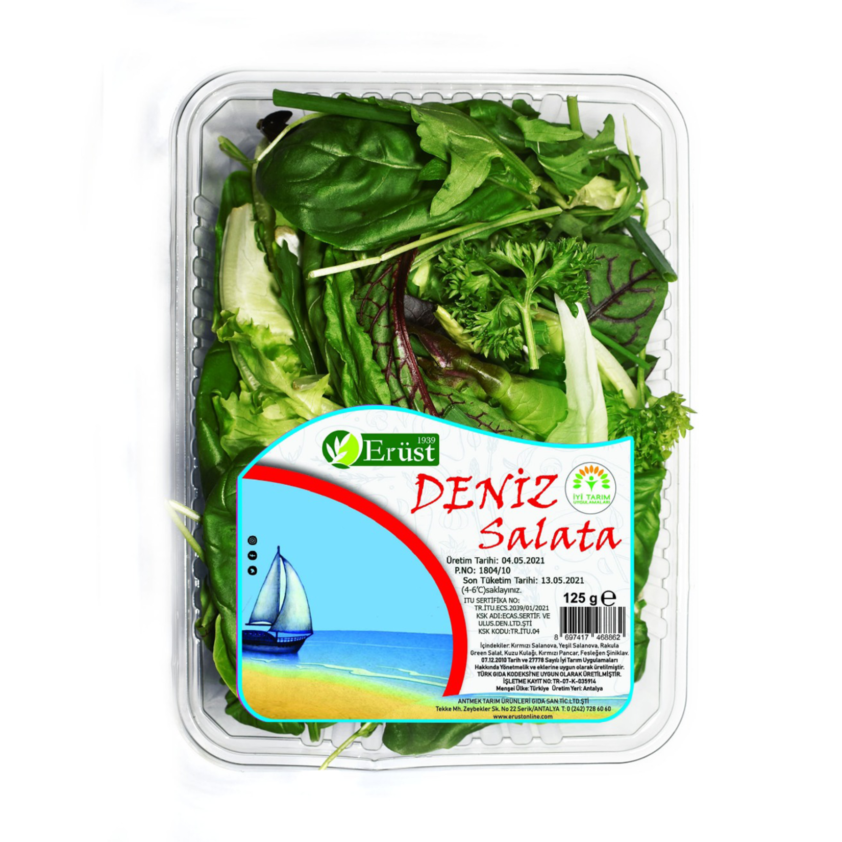 Erüst Deniz Salata 125 G