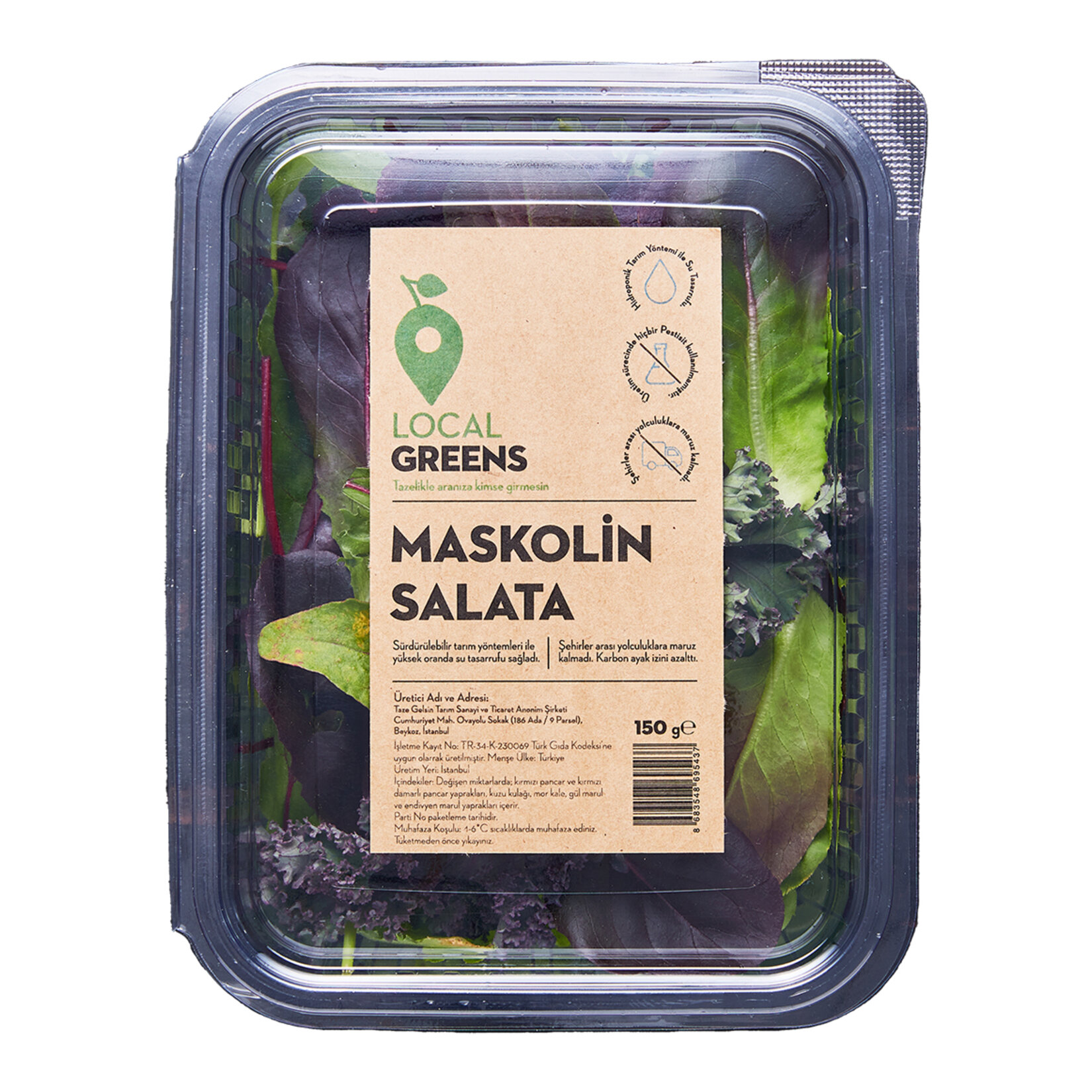 Local Greens Maskolin Salata 150G Paket - Görsel 1