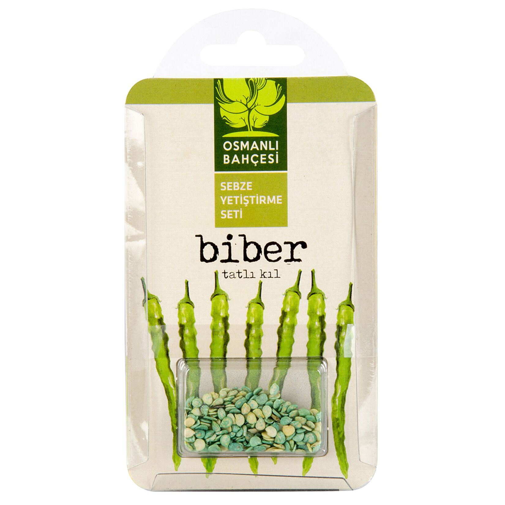 Osmanlı Bahçesi Tatlı Kıl Biber Yetiştirme Seti