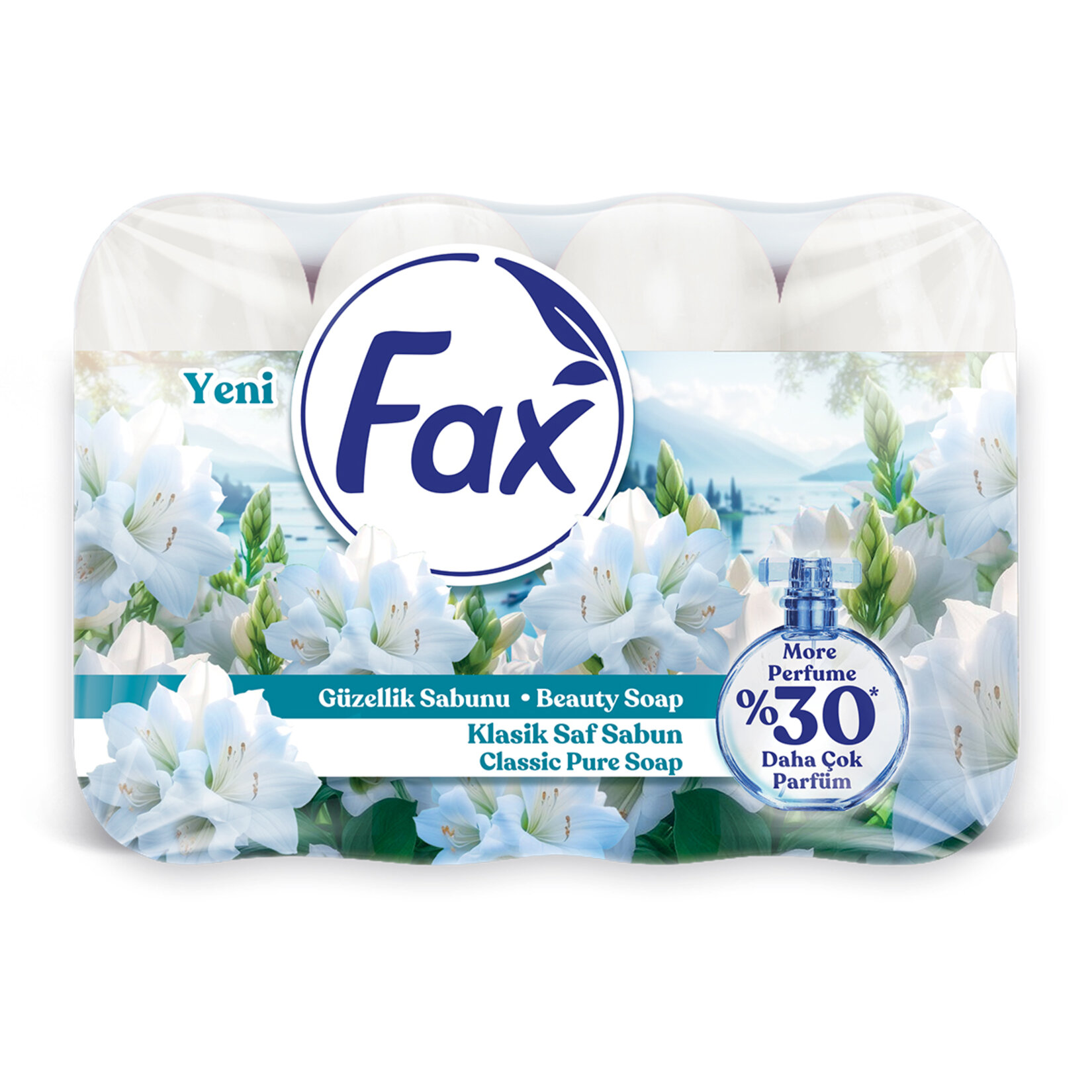 Fax Saf Sabun Beyaz 4x70 G