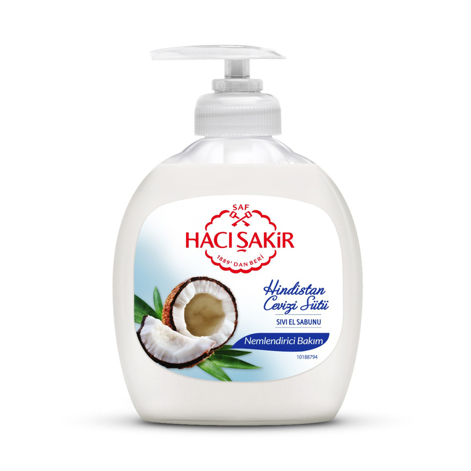 Hacı Şakir Sıvı Sabun Hindistan Cevizi 500 Ml