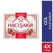 Hacı Şakir Gül Beyaz Kalıp Sabun 4X150 G - Görsel 2