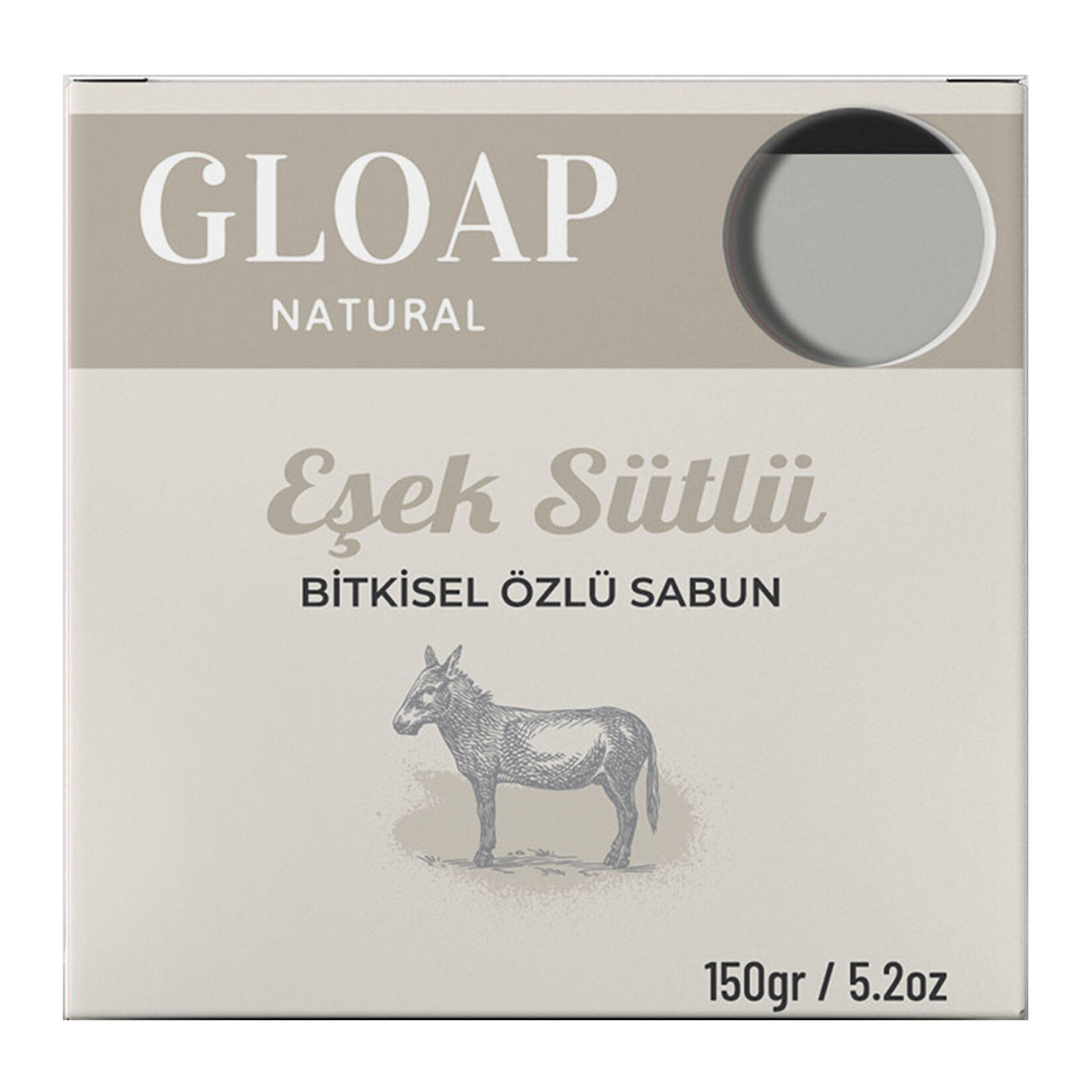 Gloap Natural Eşek Sütlü Sabun 150 G