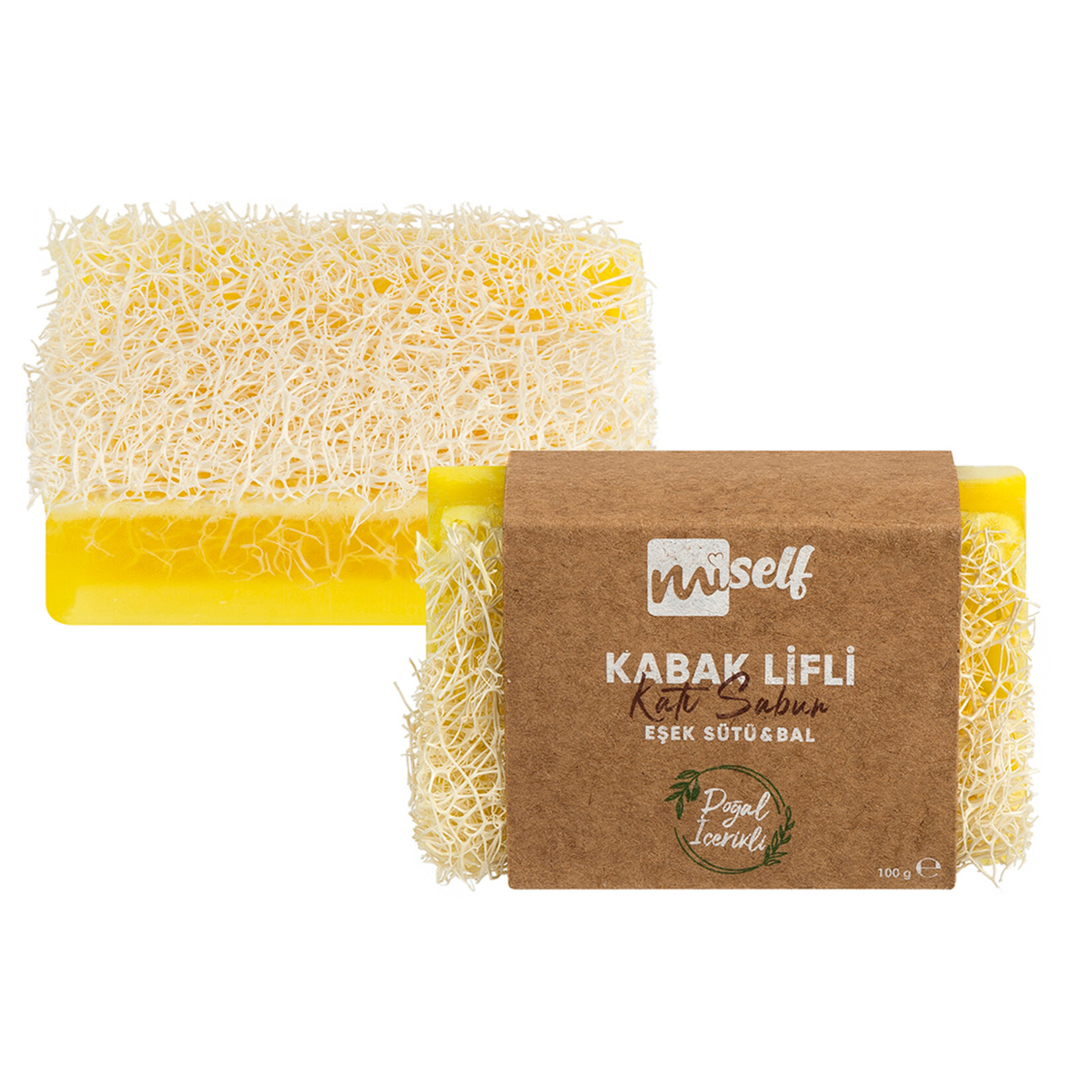 Miself Kabak Lifli Sabun Eşek Sütü & Bal 100 G