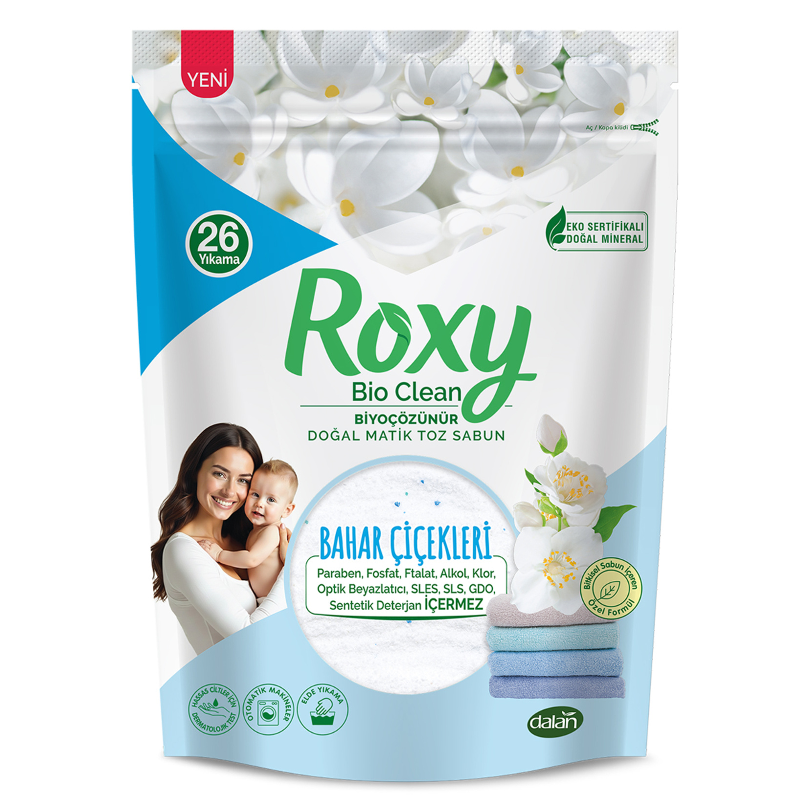 Roxy Doğal Matik Toz Sabun 800 G - Görsel 1