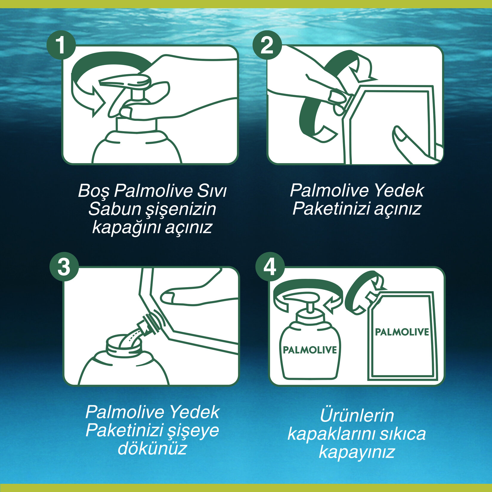 Palmolive Akvaryum Sıvı Sabun Yedek Paket 500 Ml - Görsel 4