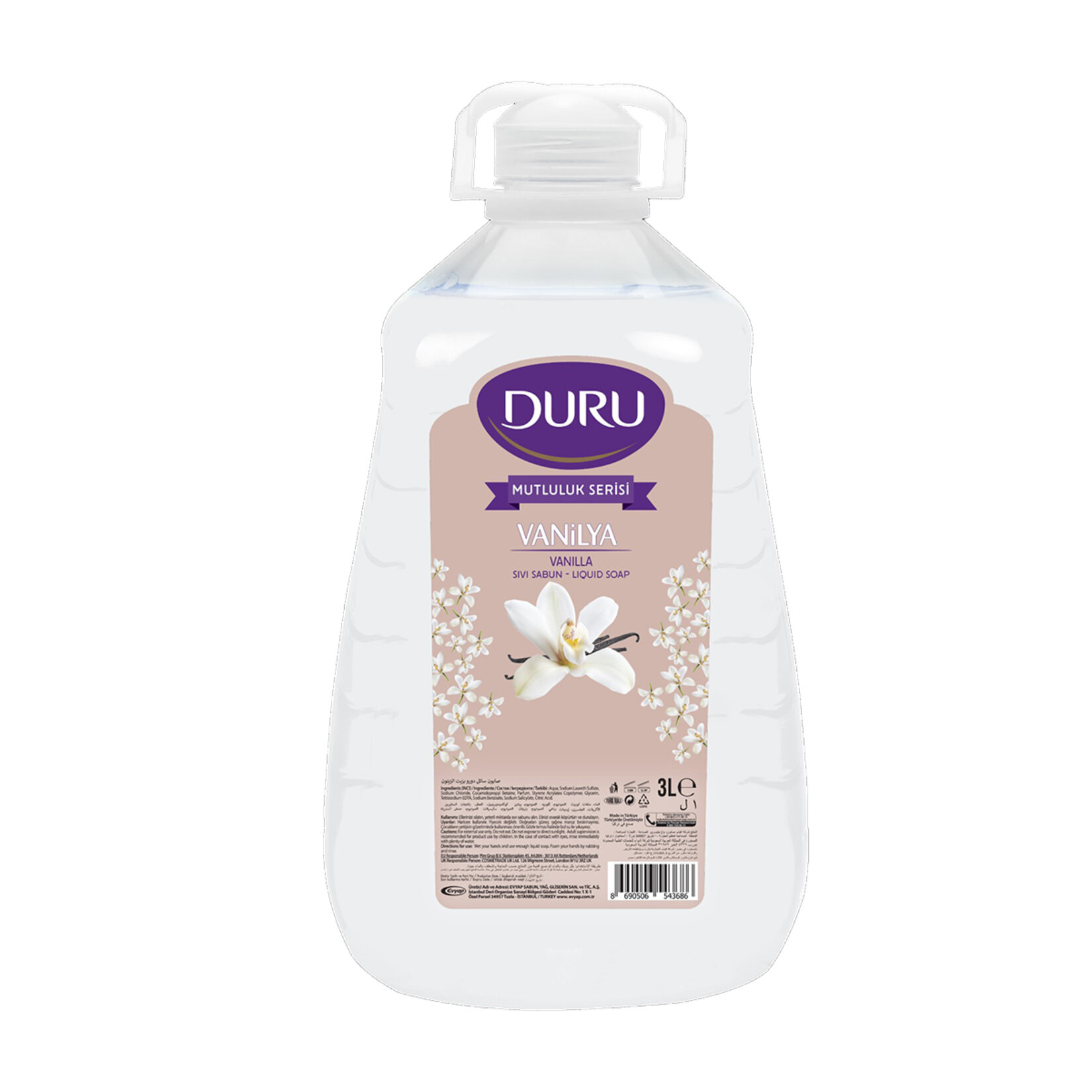 Duru Mutluluk Vanilya 3 L