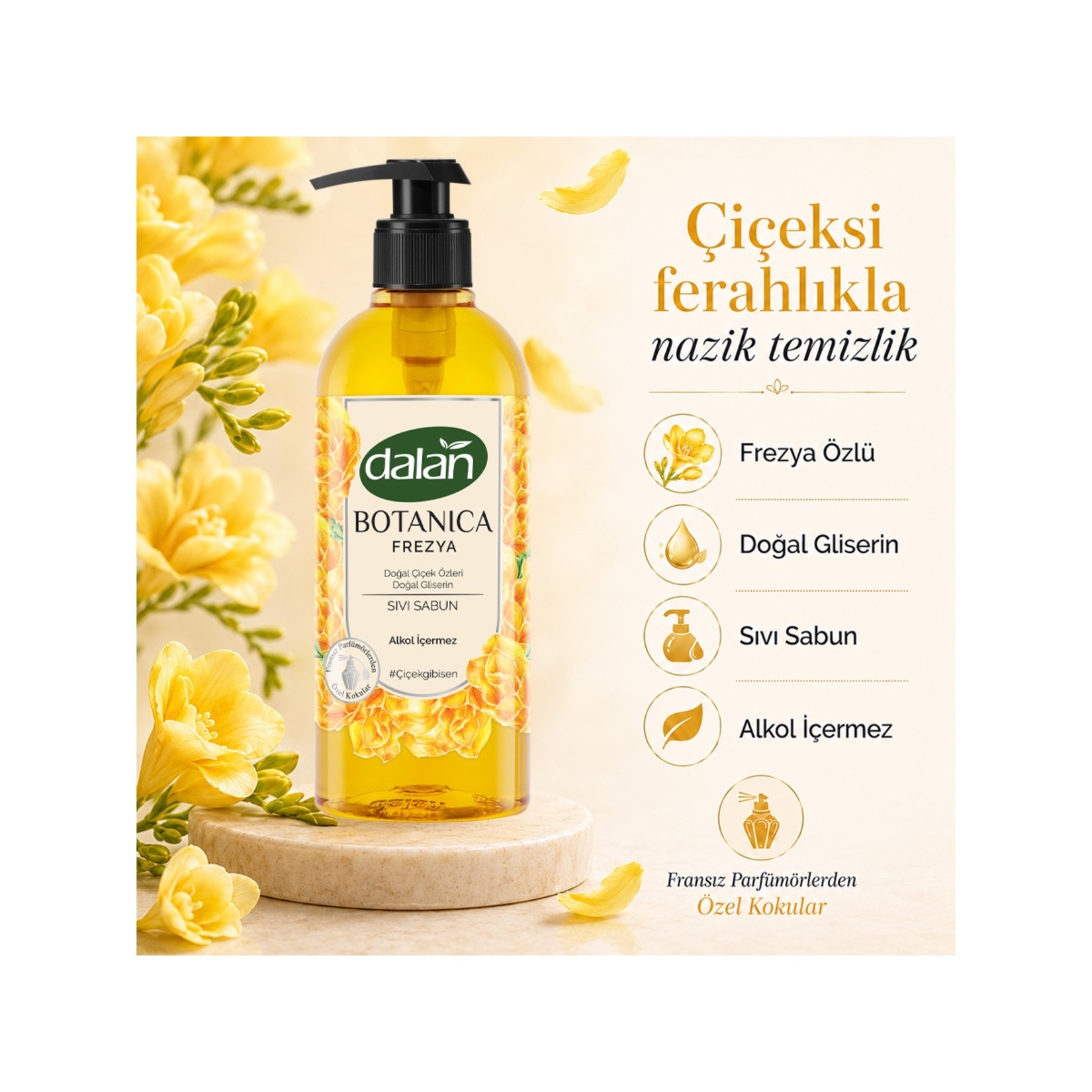 Dalan Botanica Frezya Sıvı Sabun 500 Ml - Görsel 2