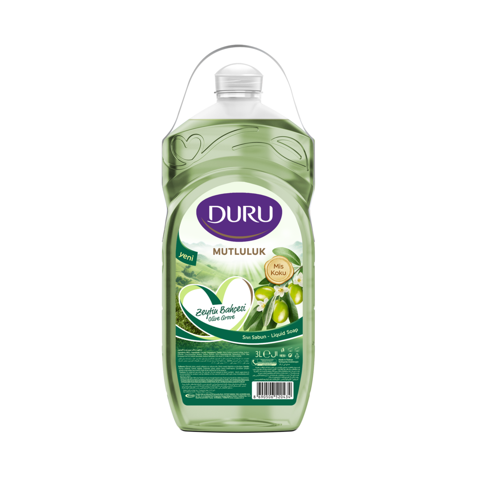 Duru Sıvı Sabun Zeytinyağlı 3 L