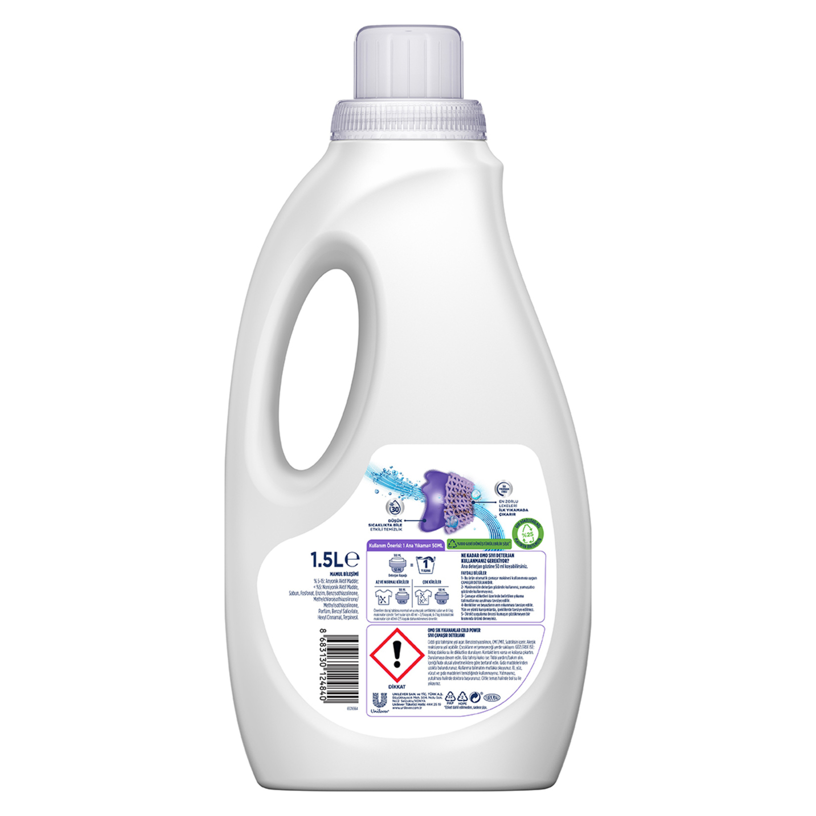 Omo Sıvı Deterjanı Cold Sık Yıkananlar 1.5 L - Görsel 2