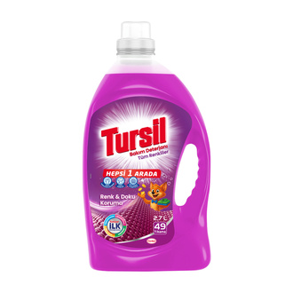 Tursil Sıvı Bakım Deterjanı Renkliler 2.7 L