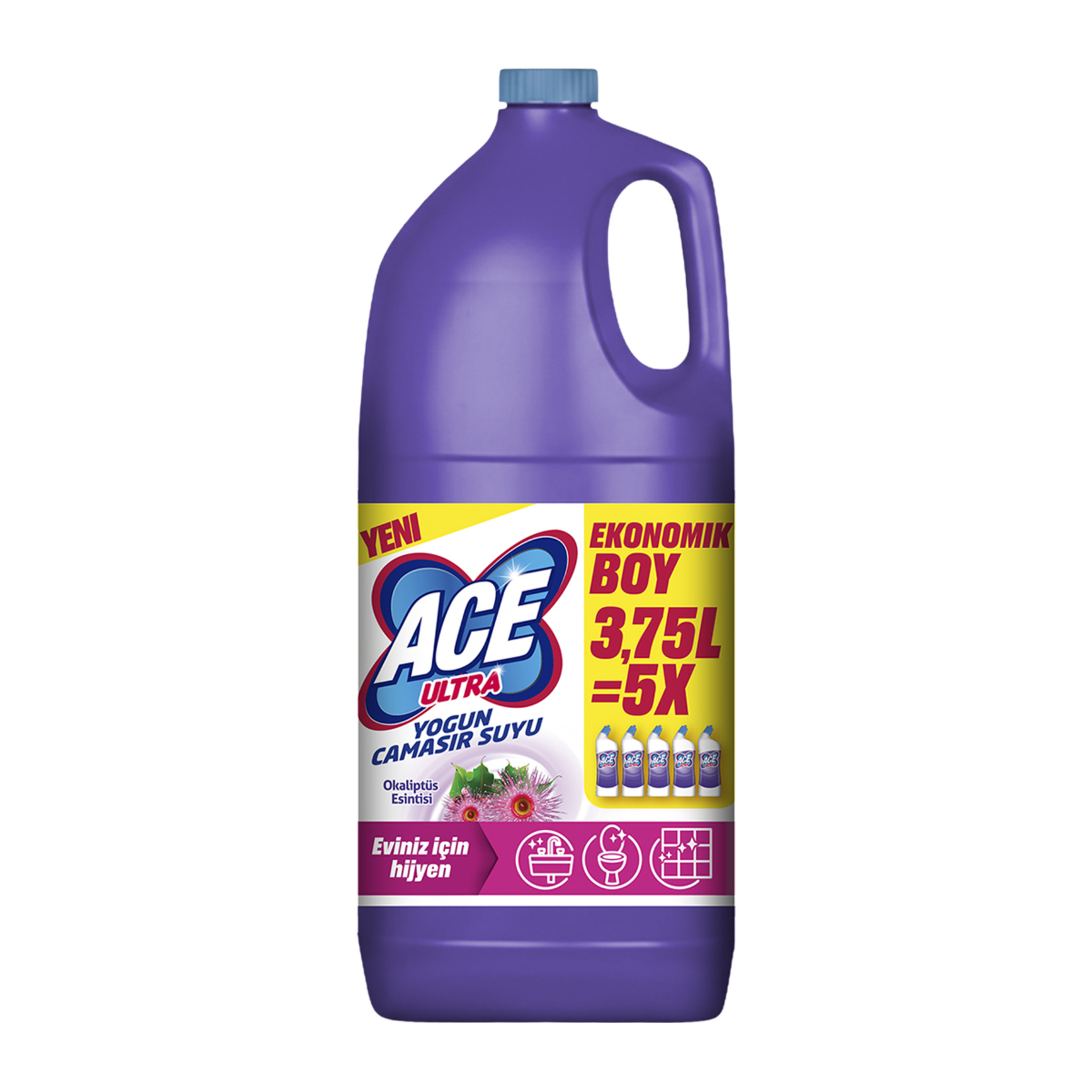 Ace Okaliptüs Esintisi Ultra Yoğun Çamaşır Suyu 3.75 L - Görsel 1